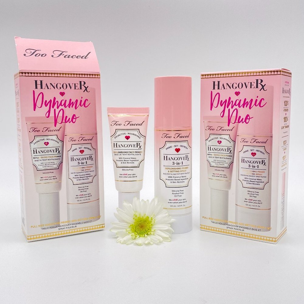 2 TOO FACED two-piece set of Hangover favorites